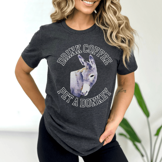 Coffee & Donkey Lover T-shirt