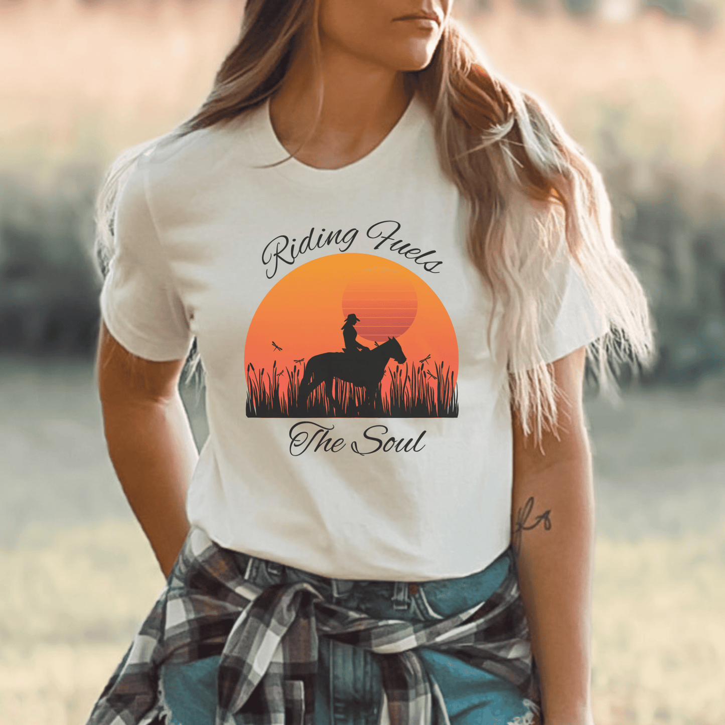 "Riding Fuels the Soul" Horse Tee