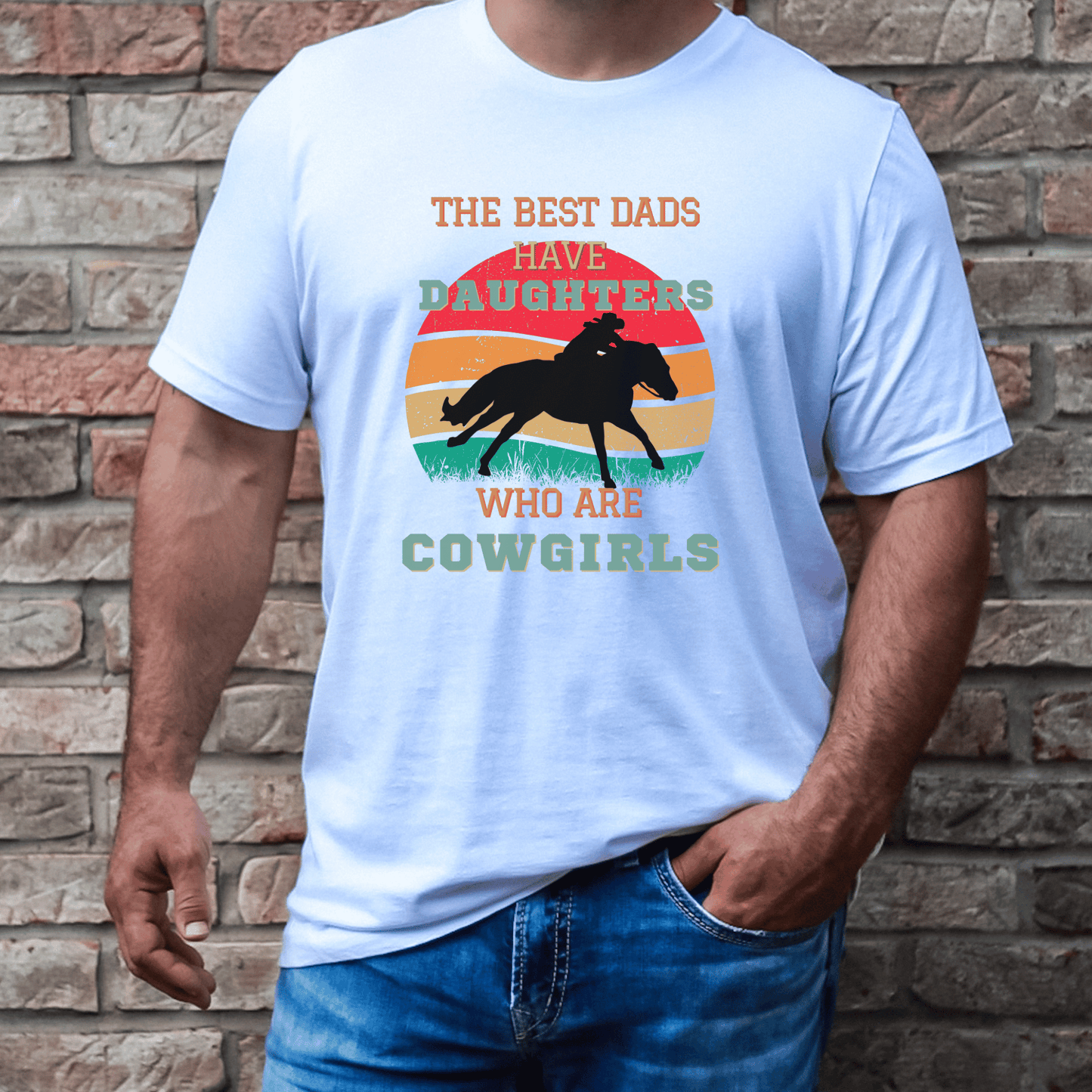 Cowgirls and Dads Crew neck tee