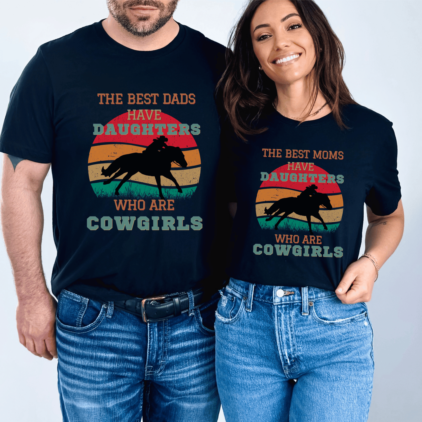 Cowgirls and Dads Crew neck tee