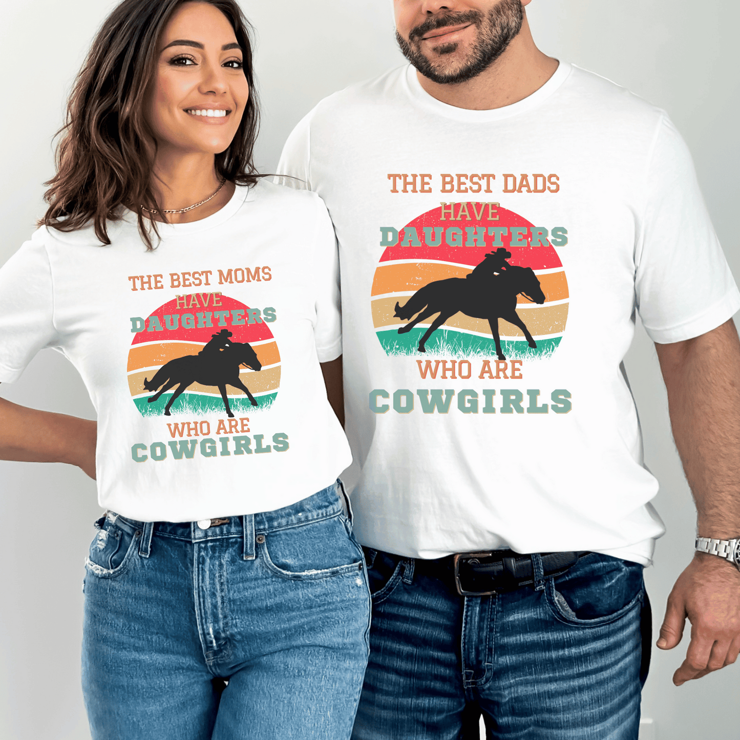 Cowgirls and Dads Crew neck tee