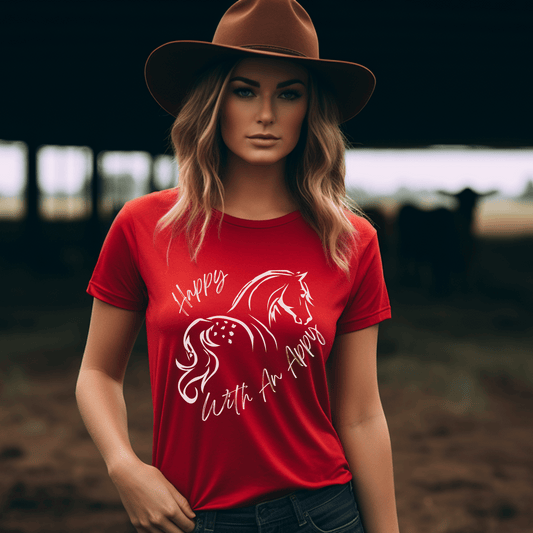 stunning Appaloosa Horse T-Shirt, a must-have for all horse lovers out there! Whether you own an Appaloosa horse or know someone who does, this t-shirt is perfect for you. 