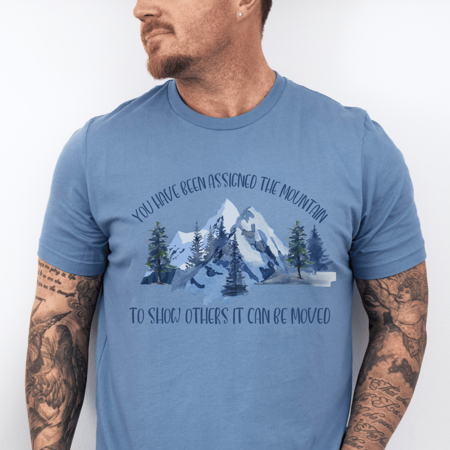 New Faith-based Mountain Scene Unisex T-Shirt