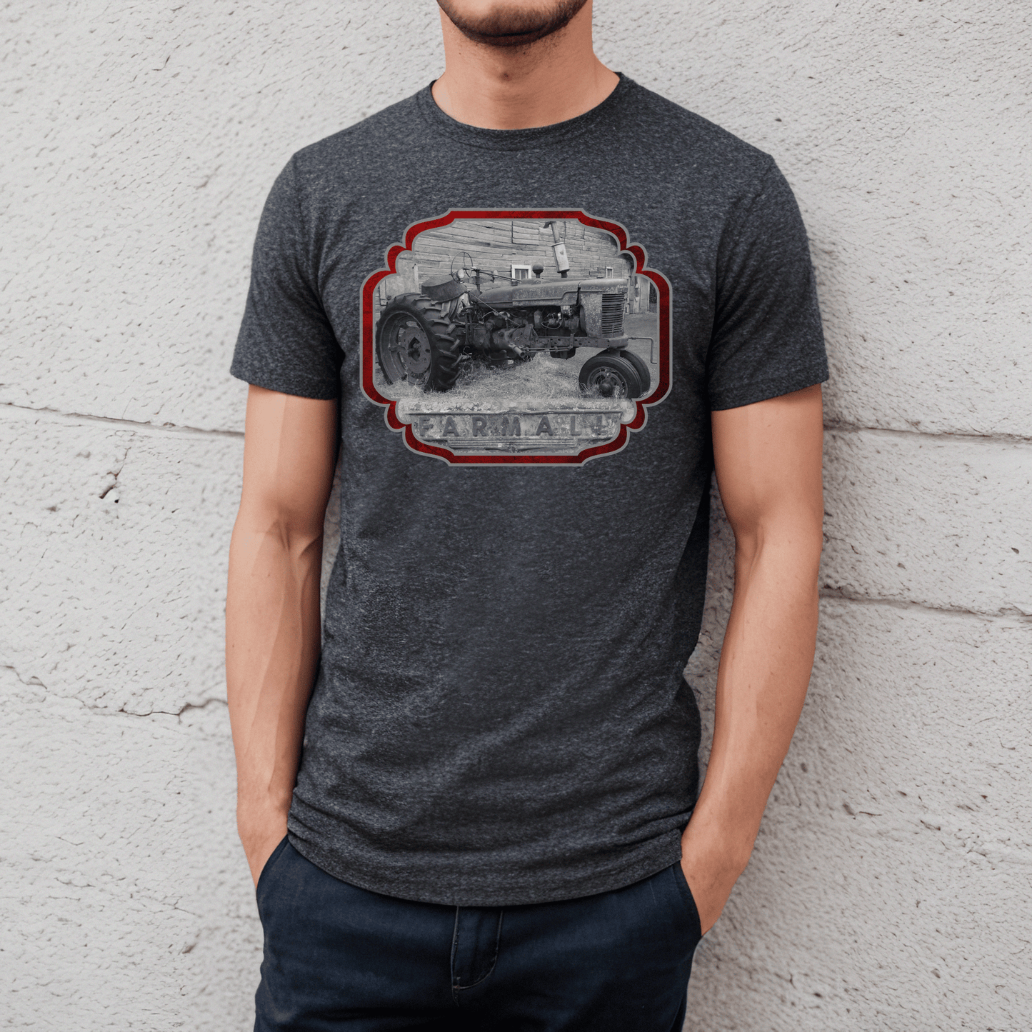 antique farm tractor design t-shirt! It's the perfect way to add a little country flair to your look.