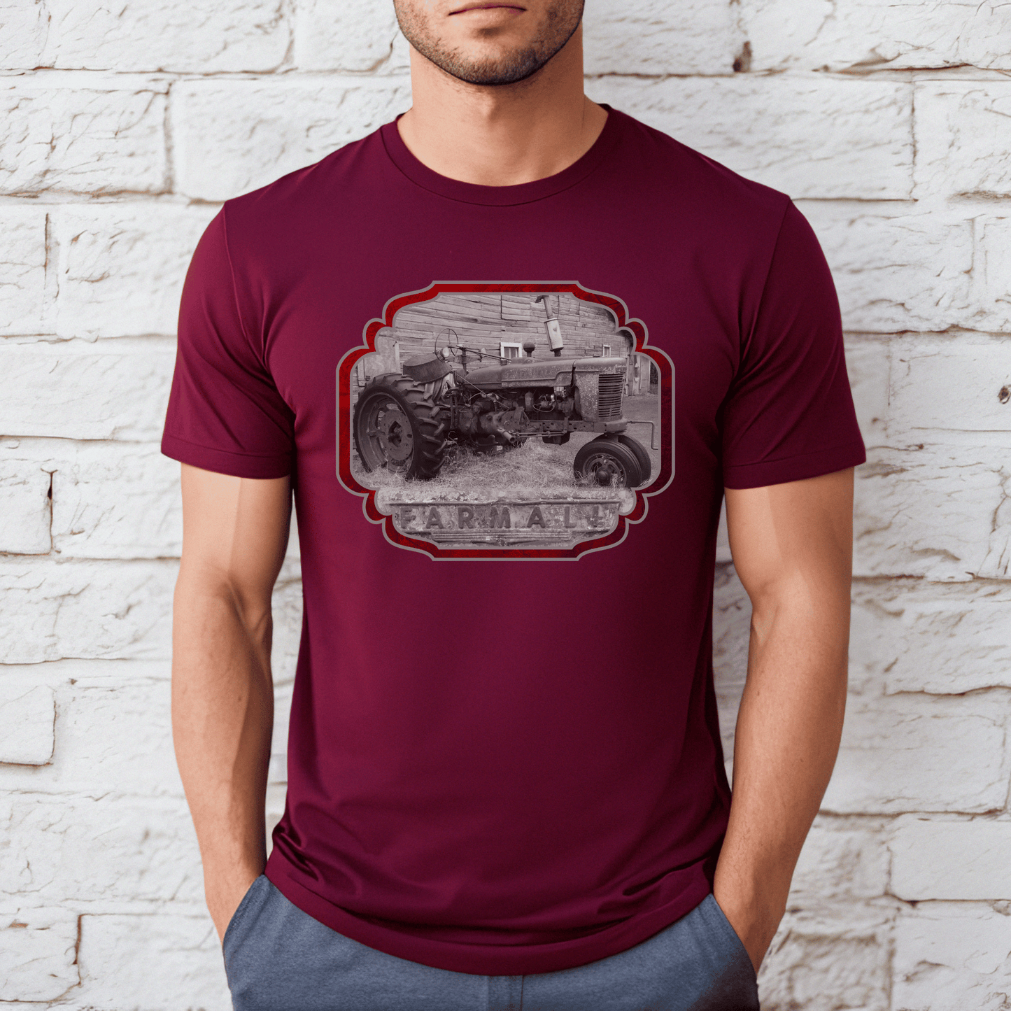 antique farm tractor design t-shirt! It's the perfect way to add a little country flair to your look.