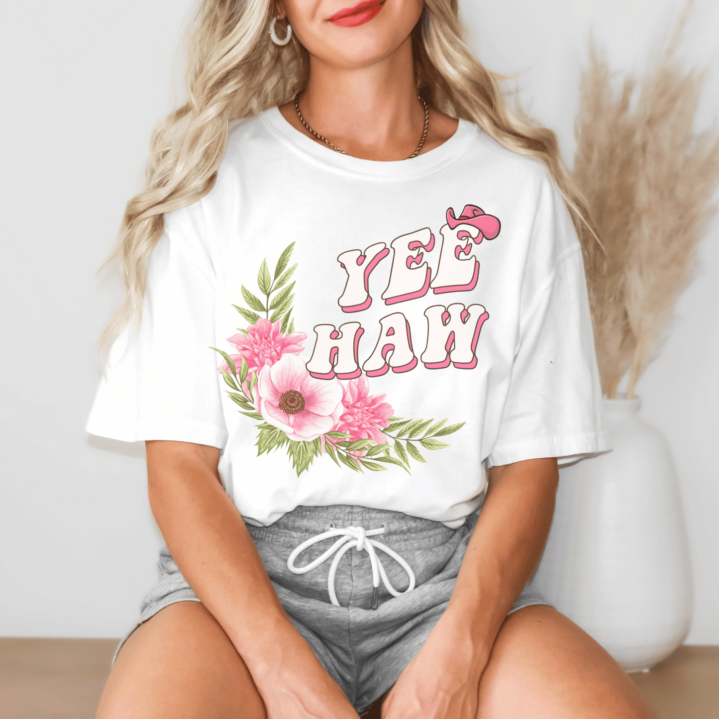 "New "Yeehaw Botanical t shirt,