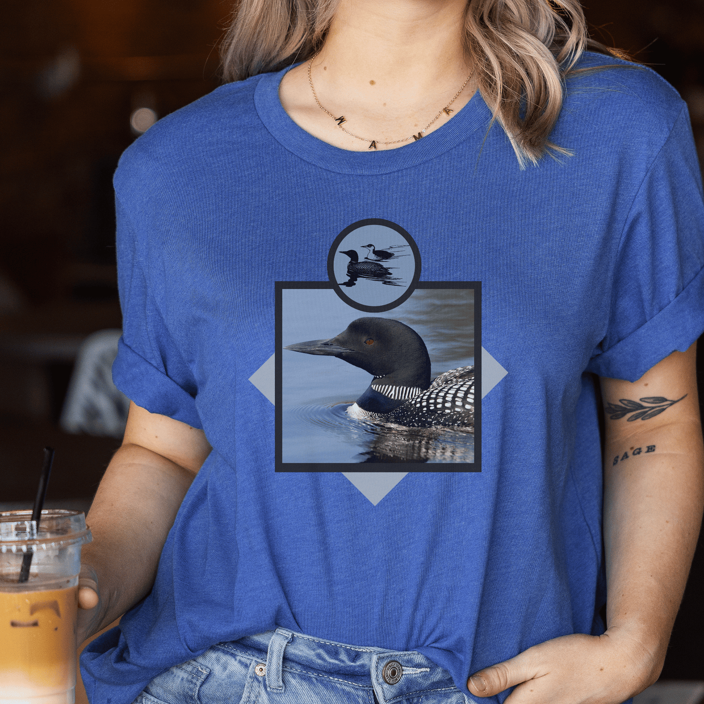 Wildlife Loon t-shirt is a must-have for any lake lover or loon enthusiast.