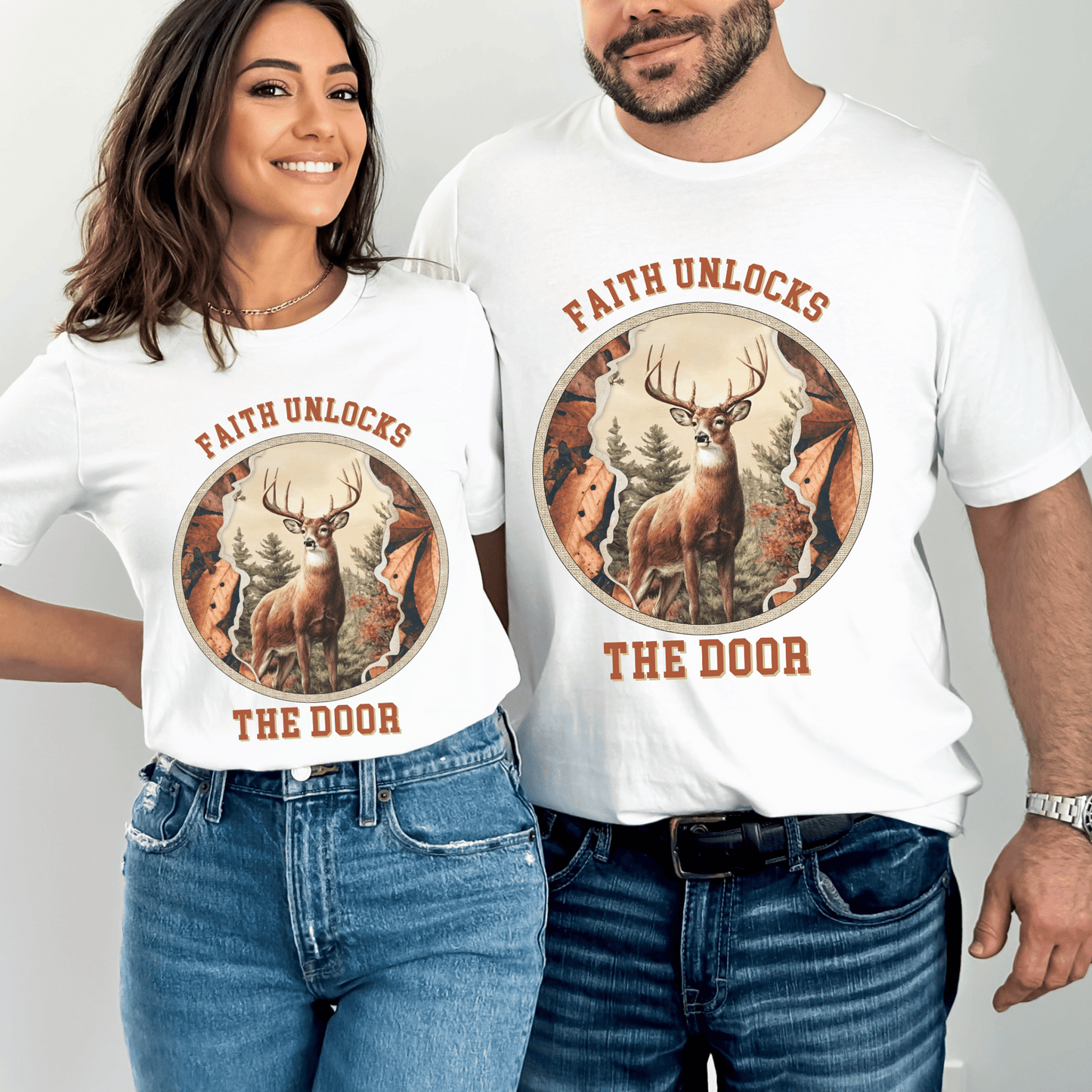 Faith-Inspired Buck Deer T-shirt