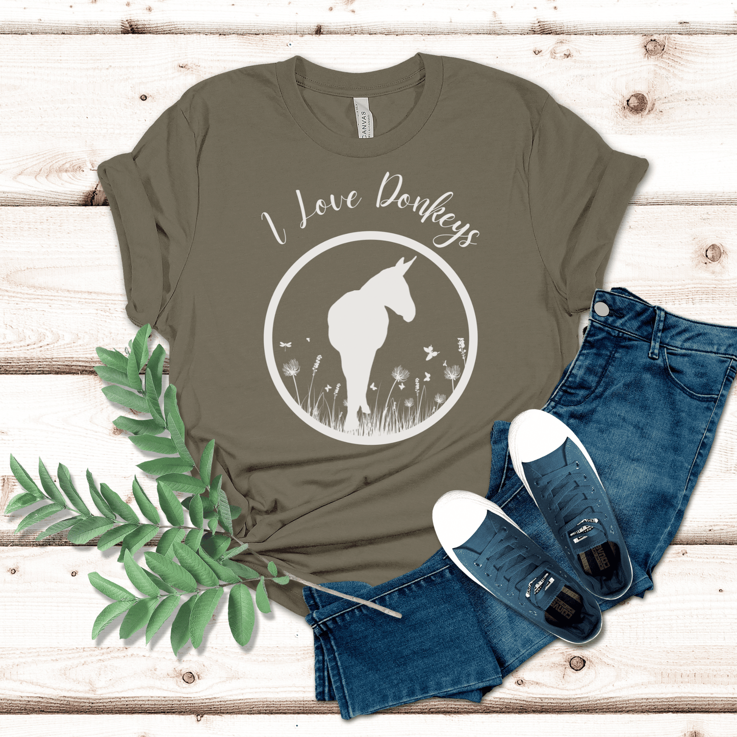 I love donkeys t-shirt is perfect for going anywhere or hanging out with your donkeys. This trend setting donkey design will make a great addition to your wardrobe and a unique gift for that special donkey loving person in your life. Everyone needs the perfect t-shirt to complement an everyday, laid-back look. The ideal top for so many occasions, this lightweight cotton tee will keep you comfy and looking smart.