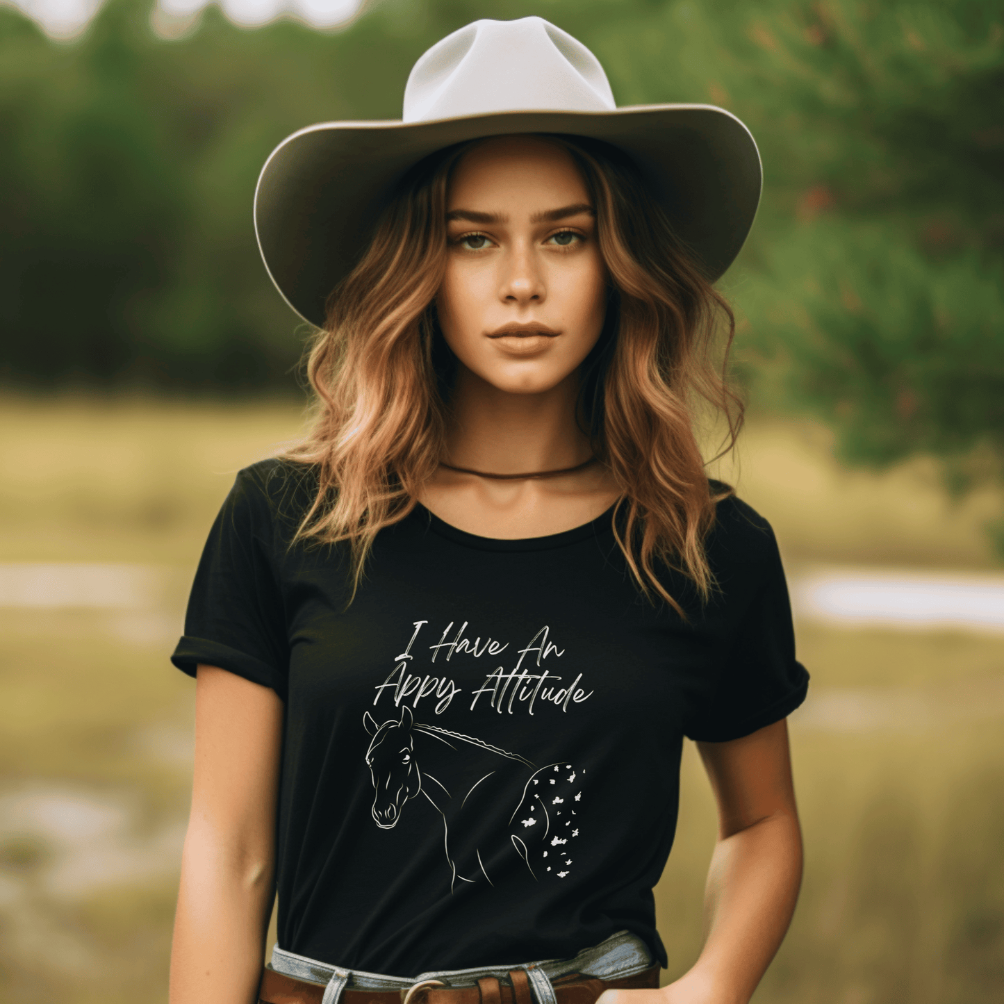 Do you have an Appaloosa horse attitude or know someone who does ? Then this shirt is for you , it makes a great gift for that horse girl.