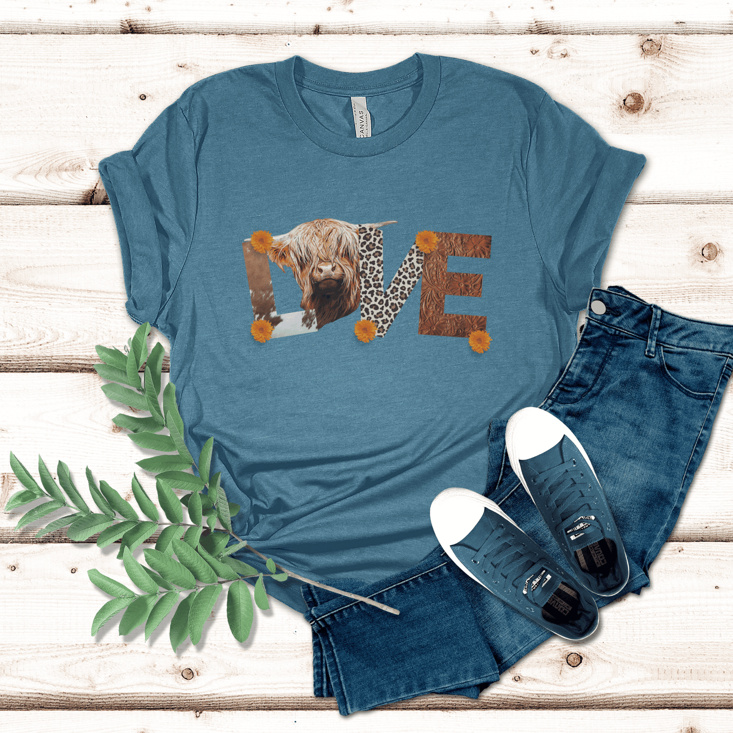 Highland Cow Love T-shirt