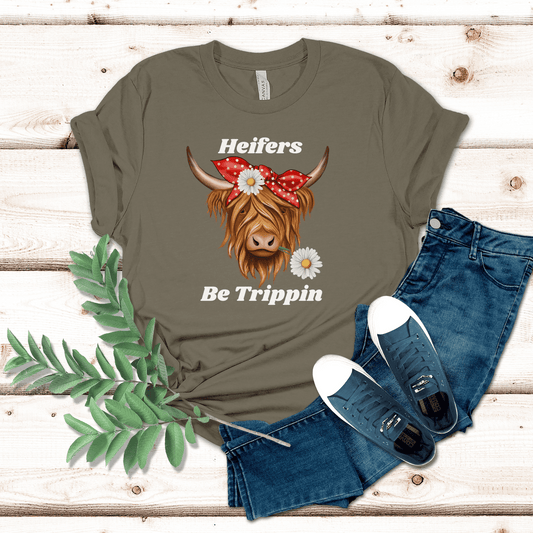 Highland Heifer Cow t-shirt is the perfect gift for that country loving, cow lover in your life