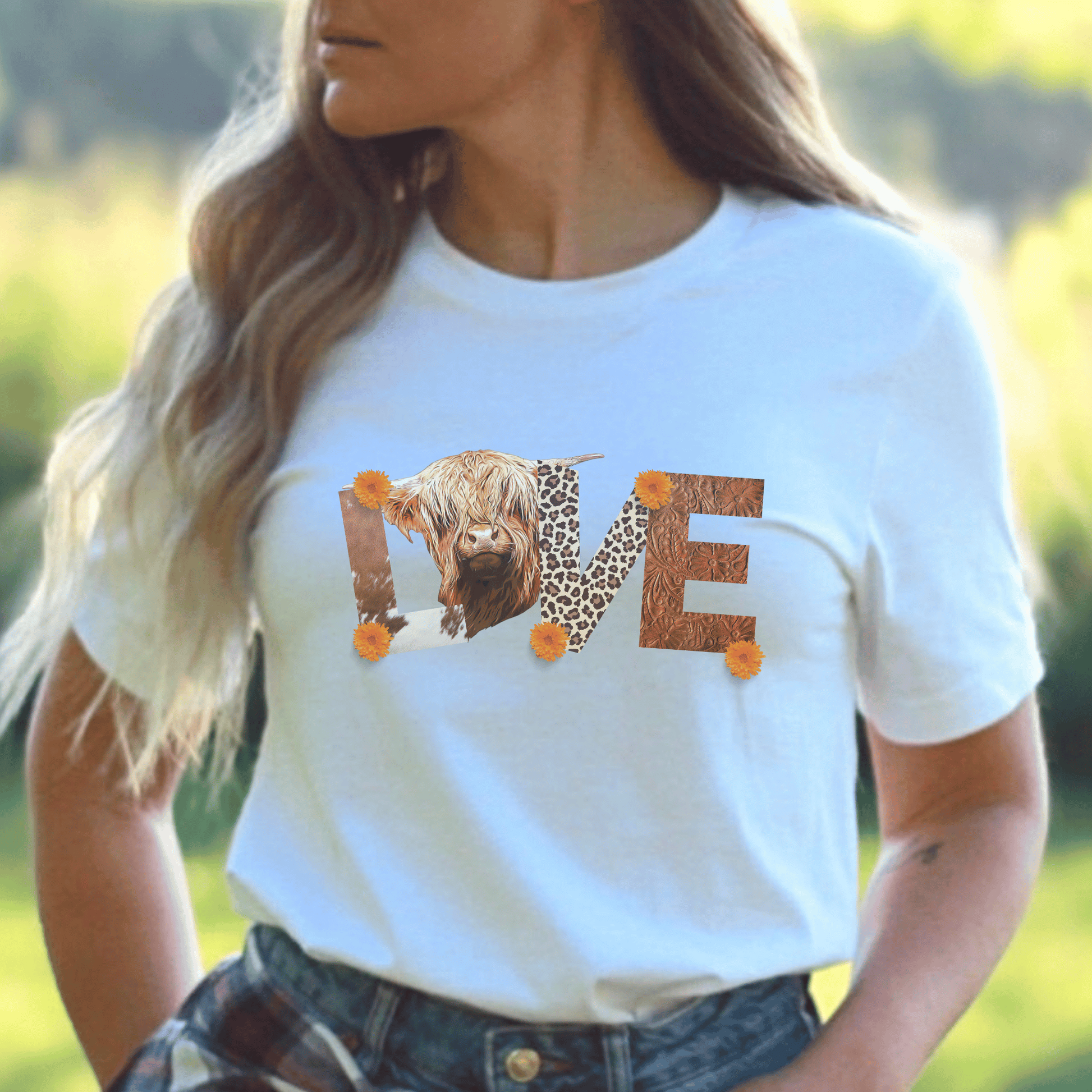 Cute Highland cow lover t-shirt is the perfect gift for that country loving, cow lover in your life.