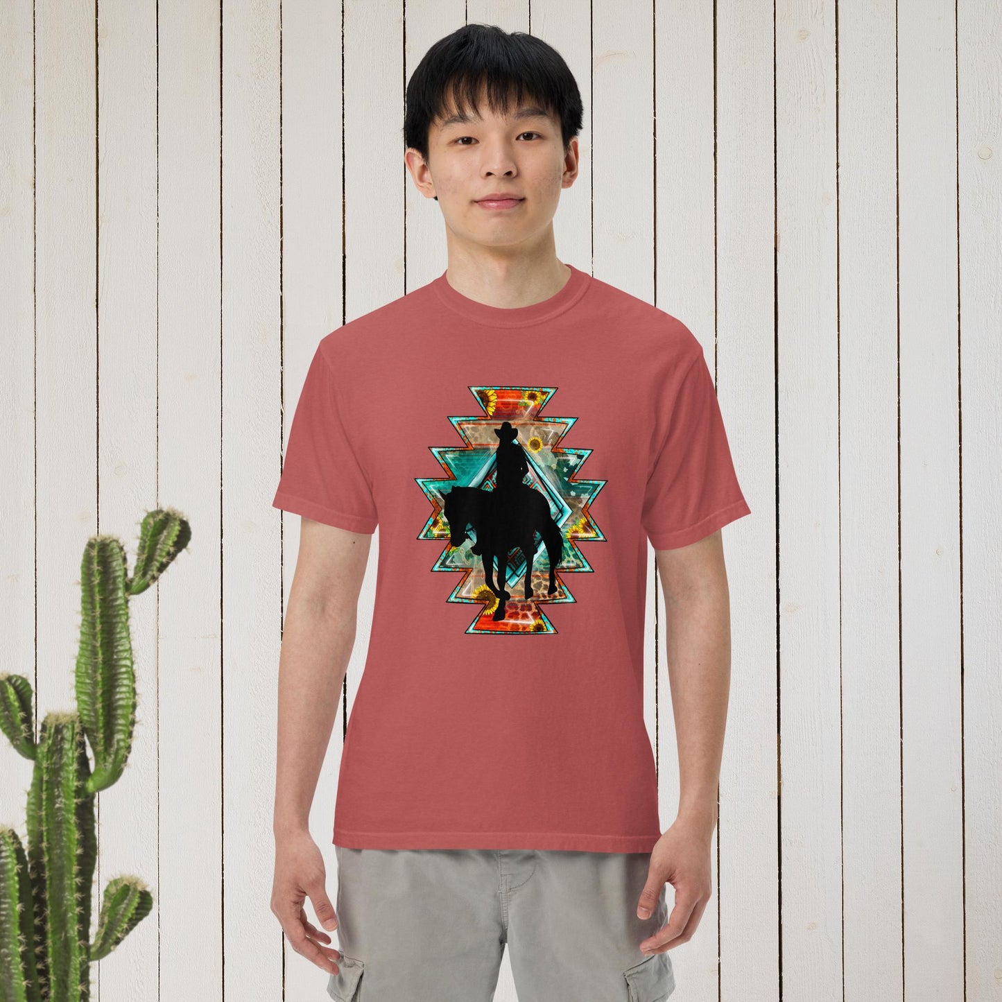 Southwestern Aztec Horse Comfort colors tee