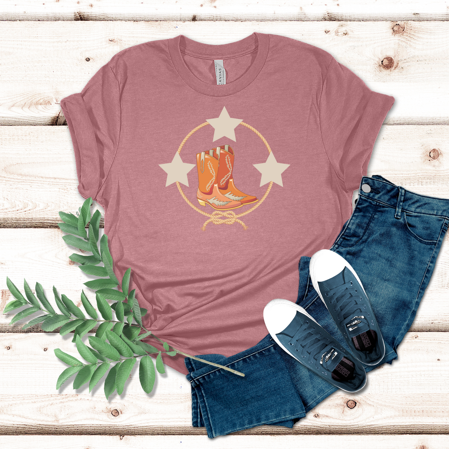 Cowboy Boots and Stars t-shirt