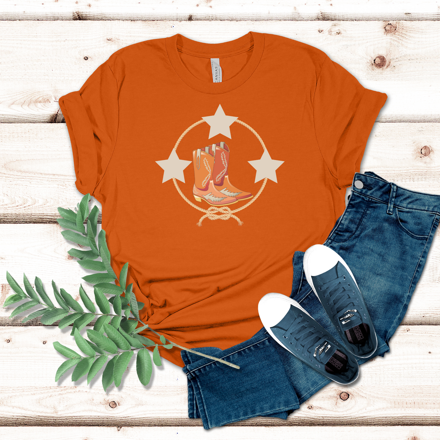 Cowboy Boots and Stars t-shirt